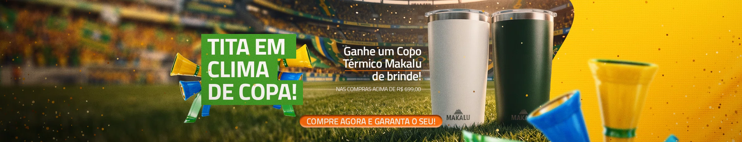 Tita em clima de copa!