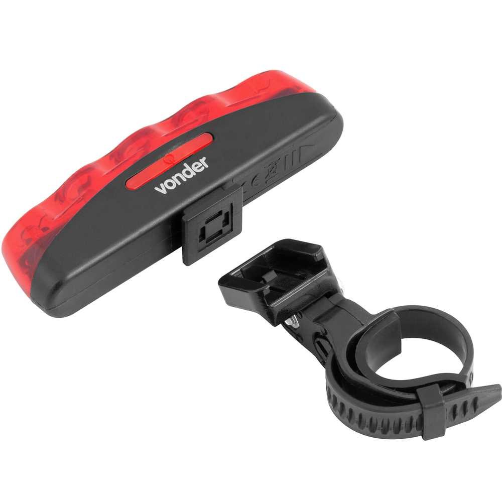 Lanterna Traseira para Bicicleta LED 3 Estágios Vonder