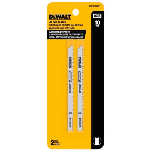 Lâminas Tico Tico 4" 10 Dentes Madeira Encaixe U 2pçs DW3712H2 DeWalt