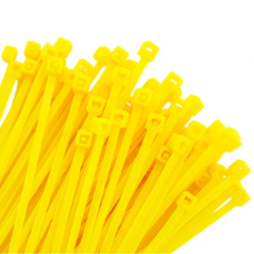 Abraçadeira Nylon 100 x 2,5mm Amarela 100un A11088 Ajax