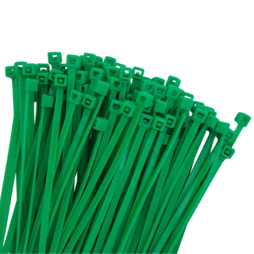 Abraçadeira Nylon 100 x 2,5mm Verde 100un A11080 Ajax
