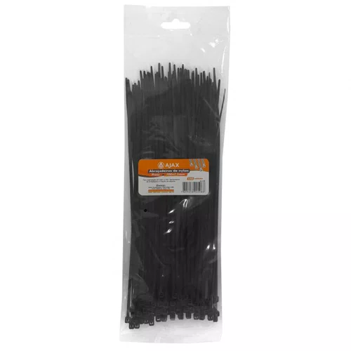 Abraçadeira Nylon 200 x 2,5mm Preta 100un A11008 Ajax