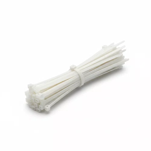 Abraçadeira Nylon 300 x 4,8mm Branca 100un A11015 Ajax