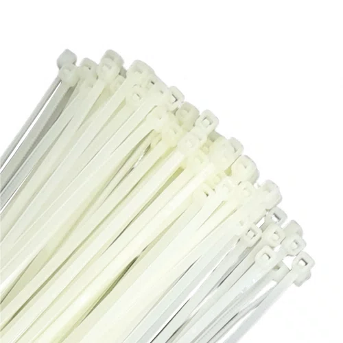 Abraçadeira Nylon 500 x 4,8mm Branca 50un A11049 Ajax