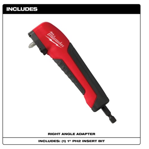 Adaptador 1/4" Angular 48-32-2390 Milwaukee