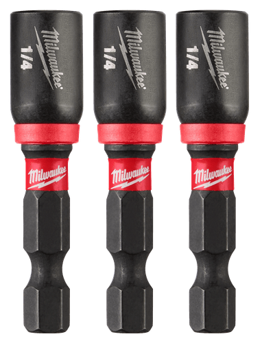 Adaptador Magnético 1/4" X 50Mm X 1/4" com 03 peças G 49-66-4522 Milwaukee