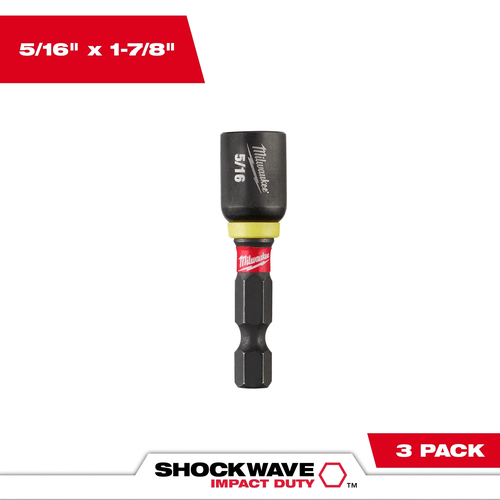 Adaptador Magnético 1/4" X 50Mm X 5/16" com 3 peças G 49-66-4523 Milwaukee