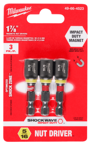 Adaptador Magnético 1/4" X 50Mm X 5/16" com 3 peças G 49-66-4523 Milwaukee