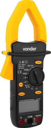 Alicate Amperímetro Digital AAV2000 Vonder