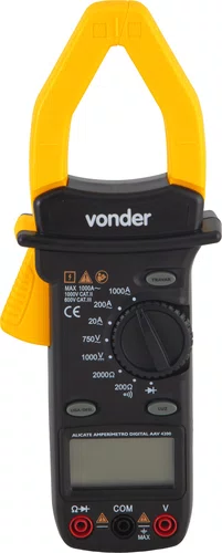 Alicate Amperímetro Digital AAV4200 Vonder