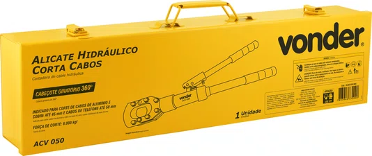Alicate Hidráulico para Corte de Cabos 50 mm ACV050 Vonder