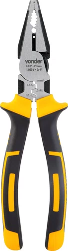 Alicate Universal 8,5" CRV Eletricista Isolado 1000V Vonder