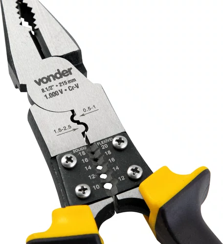 Alicate Universal 8,5" Elétrico Multifunção Vonder