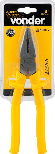 Alicate Universal 8" CRV Isolado 1.000 V Vonder