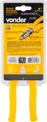 Alicate Universal 8" CRV Eletricista 1000V Vonder