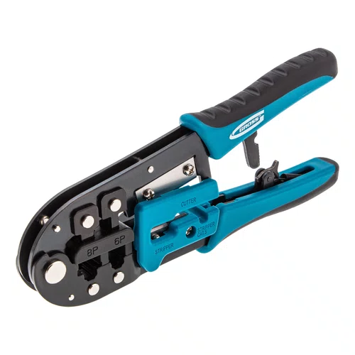 Alicate Crimprador De Cabos - RJ11 / RJ12 / RJ45 / 6P / 8P - 1771955 - GROSS