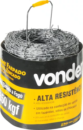 ARAME FARPADO 350KGF 250M VONDER