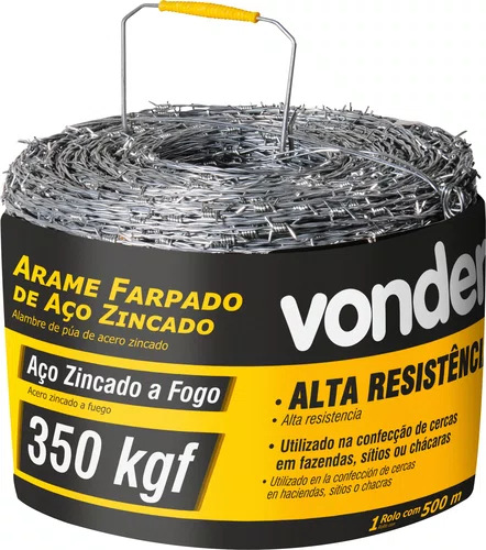 ARAME FARPADO 350KGF 500M VONDER