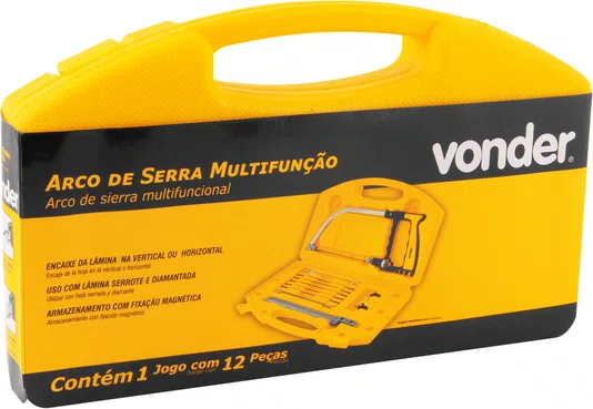 Arco de Serra Multifuncional com 12 Peças Vonder