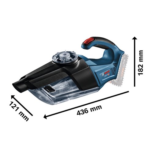 Aspirador de pó Bosch 18V GAS 18V-1 Sem Bateria