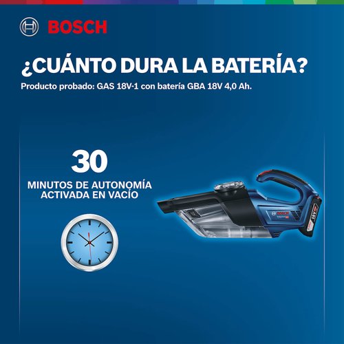 Aspirador de pó Bosch 18V GAS 18V-1 Sem Bateria