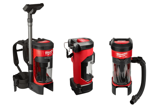 Aspirador De Pó 3,7L Mochila 18V Fuel 0885-20 Milwaukee