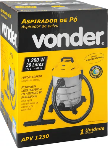 Aspirador de Pó e Líquidos APV1230 127V Vonder