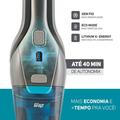 Aspirador Portátil Eco Rápido Wap