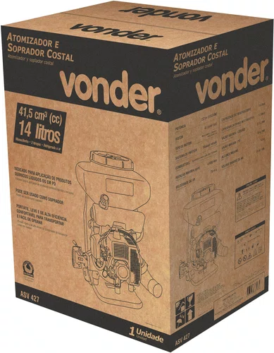 ATOMIZADOR/SOPRADOR ASV427 14L VONDER
