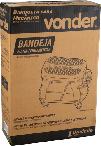 Banqueta Para Mecânico com Porta Ferramentas 3579130000 Vonder