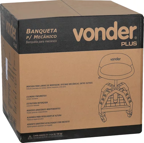 Banqueta para Mecânico Vonder Plus