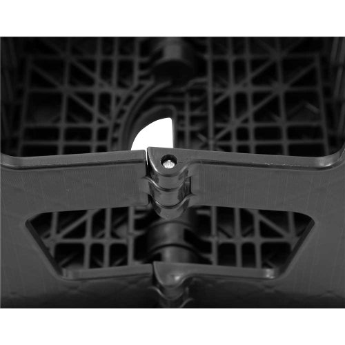Banqueta Plástica Dobrável Preta Altura 220mm Vonder