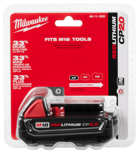 Bateria 18V 02 Ah Íons De Lítio Cp 48-11-1820 Milwaukee
