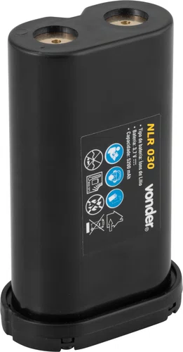 Bateria 3,7V Íon de Lítio para Nível a Laser NLR 030 Vonder