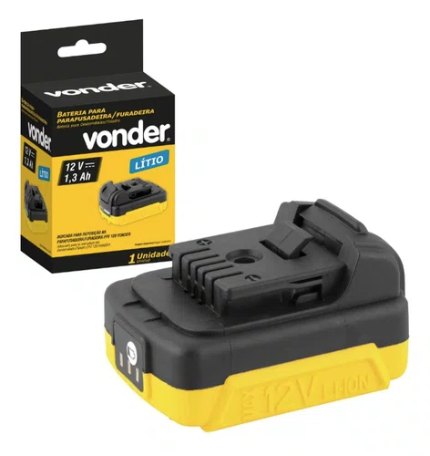 Bateria de Íons de Lítio 12V para Parafusadeira PFV120 Vonder