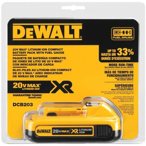 Bateria Ion Lition 20V Xr 2.0AH DCB203-B3 DeWalt