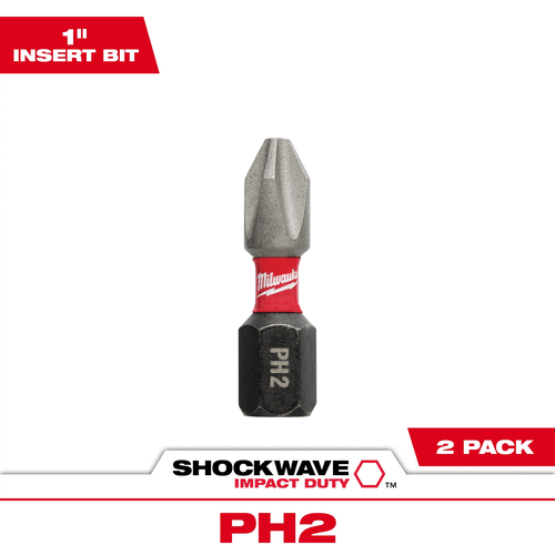 Bit Philips Ph2 X 25Mm 2 Peças 48-32-4412 Milwaukee