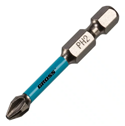 Bits Phillips PH2 50mm Torção Para Impacto Com 5 Peças 1149055 Gross