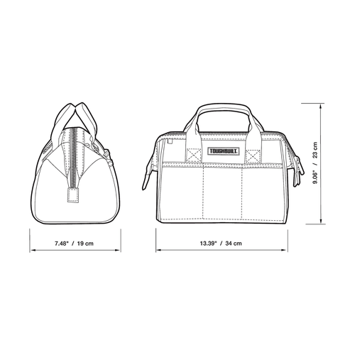 Bolsa Para Ferramentas 12” TB-77-12 ToughBuilt