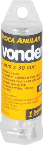 Broca Anular Encaixe Weldon 12x30 mm Vonder