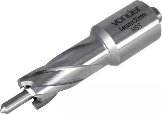 Broca Anular 14x30 mm Encaixe Weldon 19 mm Vonder