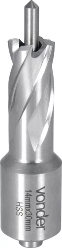 Broca Anular 14x30 mm Encaixe Weldon 19 mm Vonder