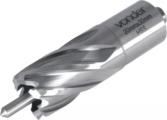 Broca Anular 20 x 30 mm Encaixe Weldon 19 mm Vonder