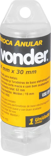 Broca Anular Encaixe Weldon 24 x 30 mm Vonder