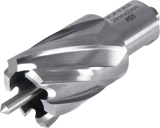 Broca Anular 28 x 30 mm com Encaixe Weldon 19 mm – Vonder