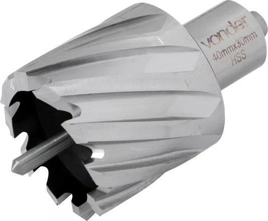 Broca Anular 40 x 30 mm Encaixe Weldon 19 mm Vonder