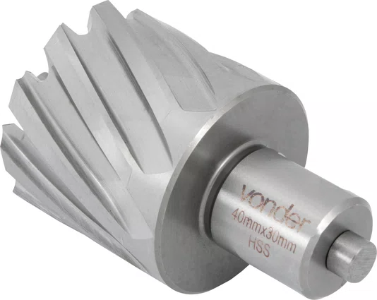 Broca Anular 40 x 30 mm Encaixe Weldon 19 mm Vonder