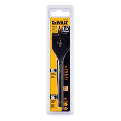 Broca Chata Para Madeira 1-1/8" X 6" DW1583 Y Dewalt