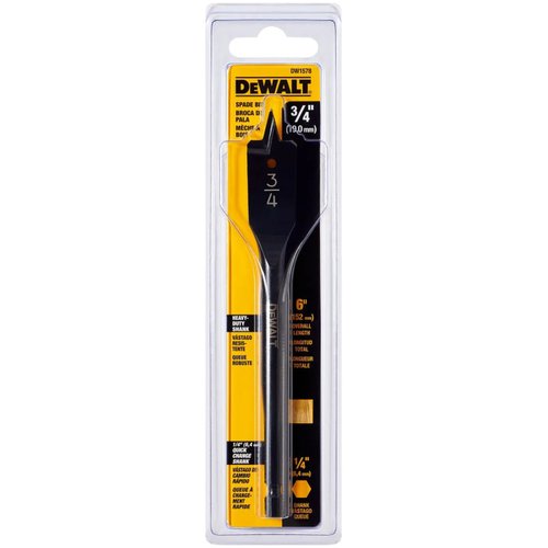 Broca Chata Para Madeira 3/4" x 6" DW1578 Y DeWalt