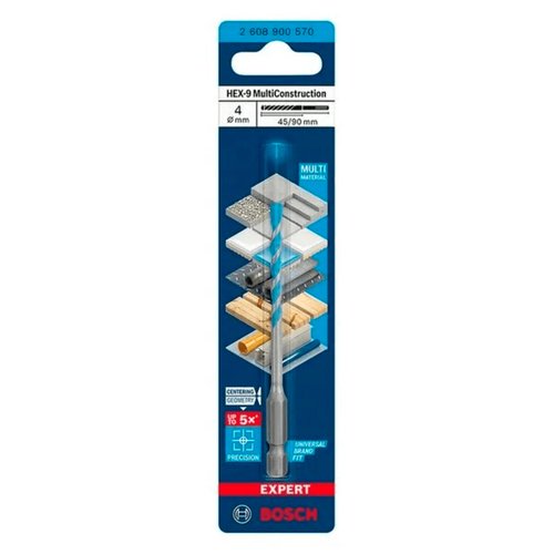 Broca EXPERT HEX-9 MultiConstruction 6x90x150 2608900575 Bosch